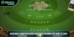 Baccarat: Khám Phá Nghệ Thuật Giải Trí Đẳng Cấp Quốc Tế 2026