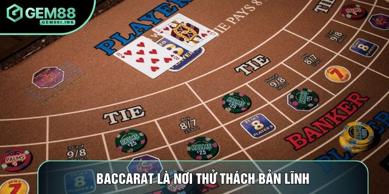 Baccarat là nơi thử thách bản lĩnh